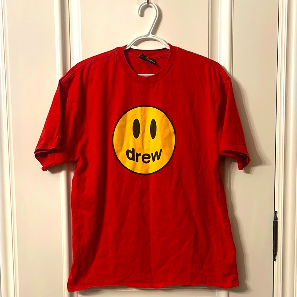 Drew Red Smiley Face T-Shirt